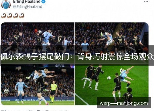 佩尔森蝎子摆尾破门:背身巧射震惊全场观众 佩尔森蝎子摆尾破门:背身巧射震惊全场观众